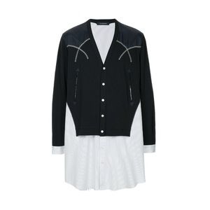 JOHN UNDERCOVER Men's V-Neck Button Cardigan